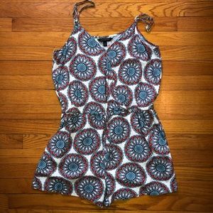 Banana republic printed Romper